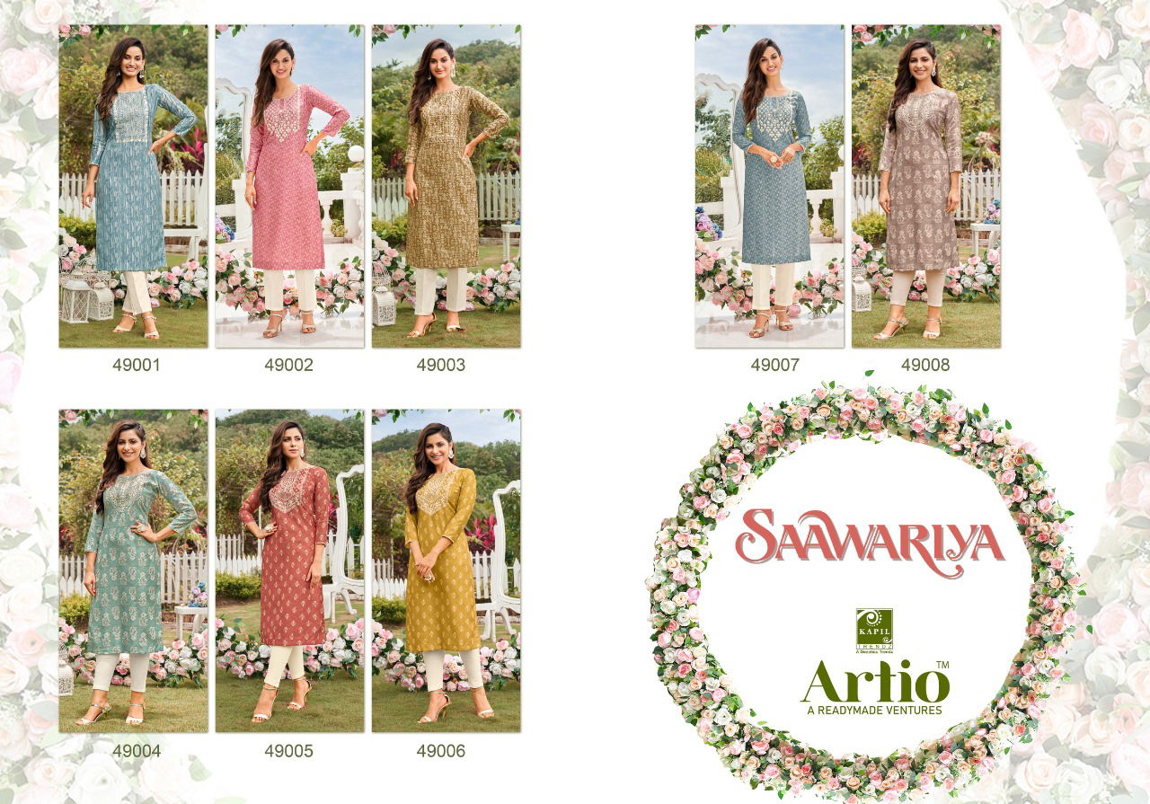 Kapil Trendz Sawariya Fancy Festive Wear Wholesale Designer Kurtis